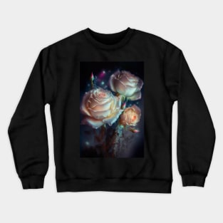 Iridescent pastel roses 7 Crewneck Sweatshirt